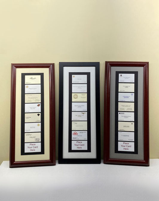 Business Card Photo & Picture Frame NJ Business Card Frames